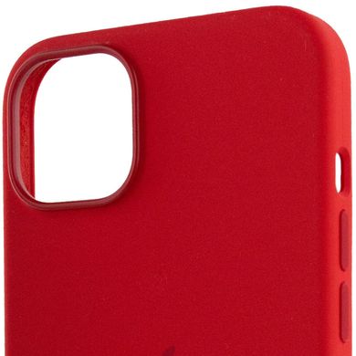 Чехол Silicone case (AAA) full with Magsafe для Apple iPhone 13 (6.1") Красный / Red