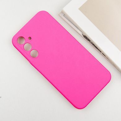 Чехол Silicone Cover Lakshmi Full Camera (AAA) для Samsung Galaxy S25 Розовый / Barbie pink