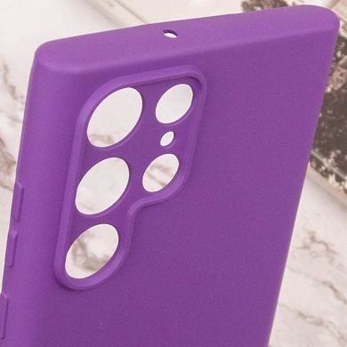 Чехол Silicone Cover Lakshmi Full Camera (A) для Samsung Galaxy S24 Ultra Фиолетовый / Purple