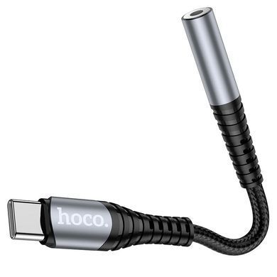 Переходник Hoco LS33 Type-C to 3,5 AUX Графит