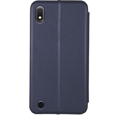 Кожаный чехол (книжка) Classy для Samsung Galaxy A10 (A105F) Темно-синий