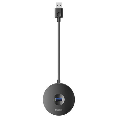 Перехідник HUB Baseus Round Box USB to USB 3.0 + 3USB 2.0 (CAHUB-F) Чорний