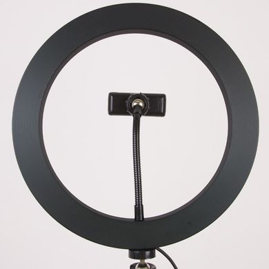 Кільцева світлодіодна LED лампа Flat Ring 8" Black