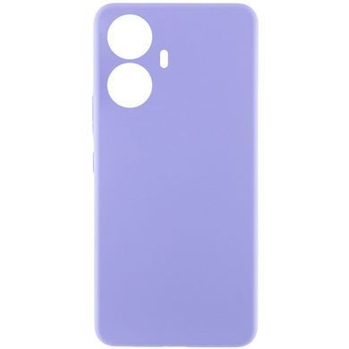Чохол Silicone Cover Lakshmi Full Camera (AAA) для Realme 10 Pro+ Бузковий / Dasheen