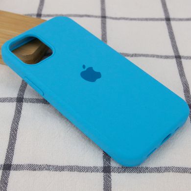 Чохол Silicone Case Full Protective (AA) для Apple iPhone 14 Pro (6.1") Блакитний / Blue