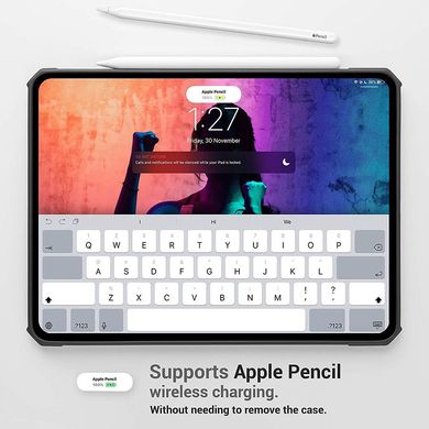 TPU+PC чехол Xundd c усиленными углами для Apple iPad Pro 11" (2018) Бесцветный / Черный