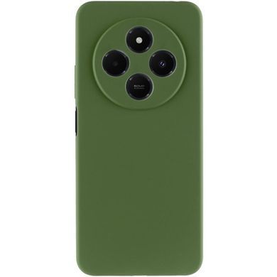 Чехол Silicone Cover Ummi Lakshmi Full Camera (AA) для Xiaomi Redmi 14C / Poco C75 Зеленый / Dark green