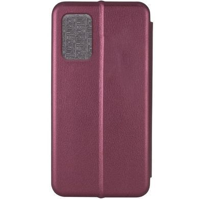 Кожаный чехол-книжка Classy для Xiaomi Redmi Note 11 (Global) / Note 11S Бордовый