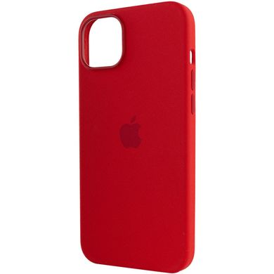 Чехол Silicone case (AAA) full with Magsafe для Apple iPhone 13 (6.1") Красный / Red