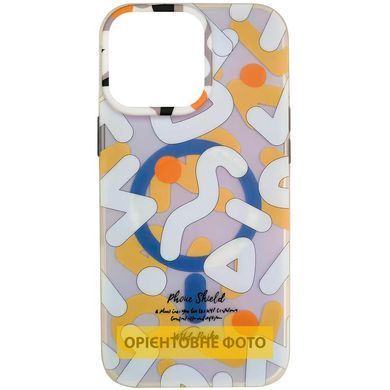 TPU чехол Pastel Chaos with Magnetic Fit для Apple iPhone 17 (6.3") White