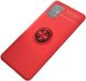 TPU чехол Deen ColorRing под магнитный держатель (opp) для Samsung Galaxy M31s Красный / Красный фото 1