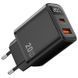 МЗП WIWU G009 Firefly PD20W+QC3.0 GaN (1USB-A/1C) Black фото 1