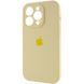 Чехол Silicone Case Full Camera Protective (AA) для Apple iPhone 13 Pro (6.1") Желтый / Mellow Yellow фото 3