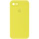 Чехол Silicone Case Square Full Camera Protective (AA) для Apple iPhone 6/6s (4.7") Желтый / Bright Yellow