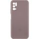 Чехол Silicone Cover Full Camera (AA) для Xiaomi Redmi Note 10 5G / Poco M3 Pro Серый / Lavender фото 1