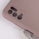 Чехол Silicone Cover Full Camera (AA) для Xiaomi Redmi Note 10 5G / Poco M3 Pro Серый / Lavender фото 5