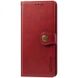 Кожаный чехол книжка GETMAN Gallant (PU) для Samsung Galaxy A21s Красный фото 1