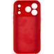 Чохол Silk Full Camera Protective (AA) NO LOGO для Apple iPhone 17 Pro Max (6.9") Червоний / Red фото 3