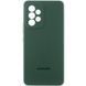 Чехол Silicone Cover Lakshmi Full Camera (AAA) with Logo для Samsung Galaxy A32 4G Зеленый / Cyprus Green