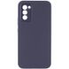 Чохол Silicone Cover Lakshmi Full Camera (AAA) для Samsung Galaxy S20 FE Сірий / Dark Gray