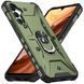 Ударопрочный чехол Pathfinder Ring для Samsung Galaxy A34 5G Зеленый / Army Green фото 2