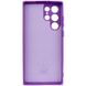 Чехол Silicone Cover Lakshmi Full Camera (A) для Samsung Galaxy S24 Ultra Фиолетовый / Purple фото 3