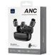 Петличный беспроводной микрофон WIWU WM008 Dual-mic ANC Type-C Black фото 2