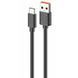 Дата кабель Amaya C77 USB to Type-C 3A (1m) Black фото 1