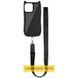 Чехол TPU GETMAN Cat with straps для Apple iPhone 16e (6.1") Black