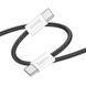 Дата кабель Hoco X104 Source 60W Type-C to Type-C (1m) Black фото 2