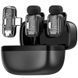 Петличный беспроводной микрофон WIWU WM008 Dual-mic ANC Type-C Black фото 4