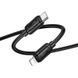 Дата кабель Hoco X115 Surpass Type-C to Lightning 27W (1m) Black фото 3