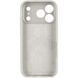 Чехол Silk Full Camera Protective (AA) NO LOGO для Apple iPhone 17 Pro Max (6.9") Бежевый / Antique White фото 3