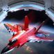 Літак на радіокеруванні SCHE HW39 F35 Fighter Red фото 3