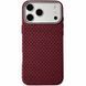 Чехол TPU+PC KVZV Triangular Pattern with Magnetic Fit для Apple iPhone 17 Pro Max / 18 Pro Max 6.9 Red