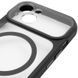 Чехол TPU+PC GETMAN Moon Clear with MagSafe для Apple iPhone 13 (6.1") Black фото 5