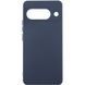 Чехол Silicone Cover Lakshmi Full Camera (AAA) для Google Pixel 9a Темно-синий / Midnight blue