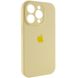 Чехол Silicone Case Full Camera Protective (AA) для Apple iPhone 13 Pro (6.1") Желтый / Mellow Yellow фото 2