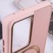 TPU чехол Bonbon Metal Style with MagSafe для Samsung Galaxy S21 Ultra Розовый / Light Pink фото 5
