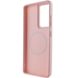 TPU чехол Bonbon Metal Style with MagSafe для Samsung Galaxy S21 Ultra Розовый / Light Pink фото 3