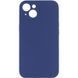 Чехол Silk Full Camera Protective (AA) NO LOGO для Apple iPhone 14 (6.1") Синий / Deep navy