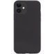 Чохол Silicone Case Full Protective (AA) NO LOGO для Apple iPhone 11 (6.1") Чорний / Black