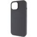 Чехол Silk Full Protective (AA) NO LOGO with Magnetic Fit для Apple iPhone 14 (6.1") Серый / Dark Gray