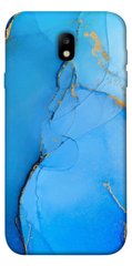 Чохол itsPrint Синій із золотом для Samsung J730 Galaxy J7 (2017)