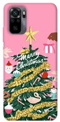 Чехол itsPrint Праздничная елка для Xiaomi Redmi Note 10 / Note 10s
