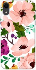 Чехол itsPrint Акварельные цветы для Apple iPhone XR (6.1")