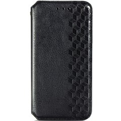 Кожаный чехол книжка GETMAN Cubic (PU) для Samsung Galaxy S21 FE Черный