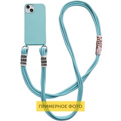 Чехол TPU two straps California для Apple iPhone 12 Pro Max (6.7") Бирюзовый / Marine Green