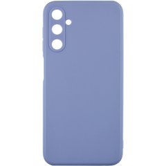 Силиконовый чехол Candy Full Camera для Samsung Galaxy A24 4G Голубой / Mist blue