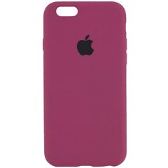 Чохол Silicone Case Full Protective (AA) для Apple iPhone 6/6s (4.7") Червоний / Rose Red